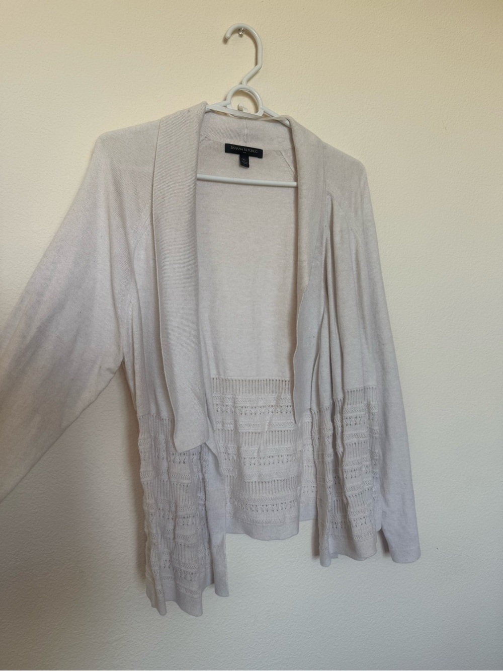 Banana Republic Beige Cardigan
